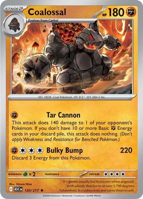 Coalossal, Ascended Heroes