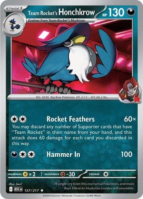 Team Rocket's Honchkrow, Ascended Heroes
