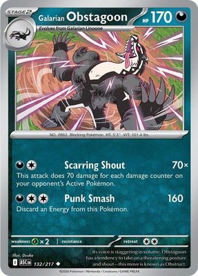 Galarian Obstagoon, Ascended Heroes