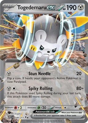 Togedemaru ex, Ascended Heroes