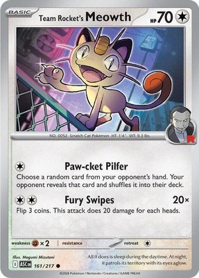 Team Rocket's Meowth, Ascended Heroes