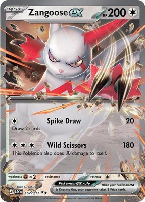 Zangoose ex, Ascended Heroes