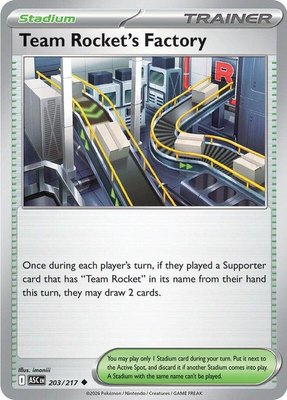 Team Rocket's Factory, Ascended Heroes