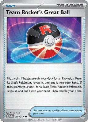Team Rocket's Great Ball, Ascended Heroes