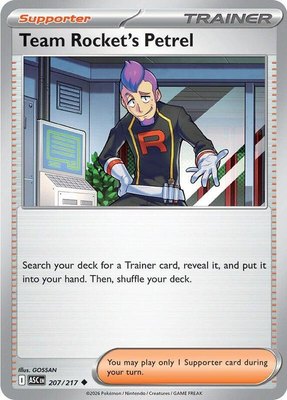 Team Rocket's Petrel, Ascended Heroes