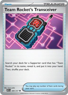 Team Rocket's Transceiver, Ascended Heroes
