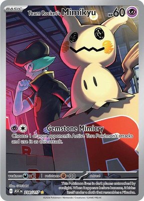 Team Rocket's Mimikyu, Ascended Heroes