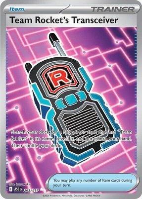 Team Rocket's Transceiver, Ascended Heroes