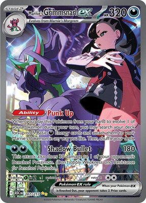 Marnie's Grimmsnarl ex, Ascended Heroes