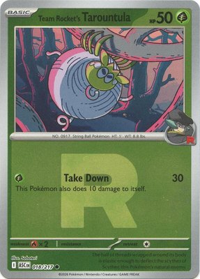 Team Rocket's Tarountula (Team Rocket), Ascended Heroes