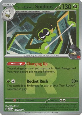 Team Rocket's Spidops (Team Rocket), Ascended Heroes