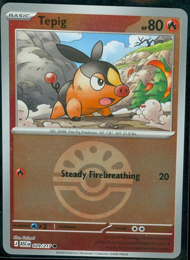 Tepig (Friend Ball), Ascended Heroes
