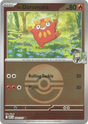 N's Darumaka (Poke Ball), Ascended Heroes