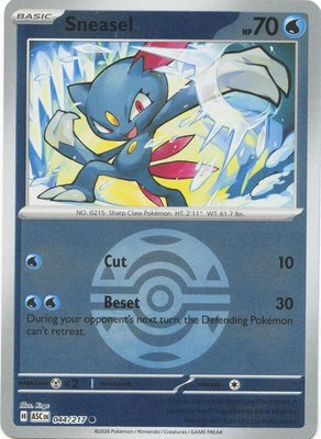 Sneasel (Dusk Ball), Ascended Heroes