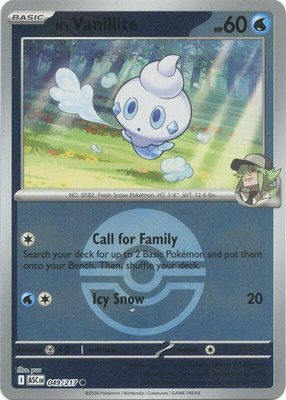 N's Vanillite (Poke Ball), Ascended Heroes