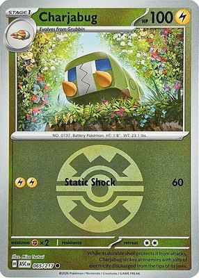 Charjabug (Quick Ball), Ascended Heroes