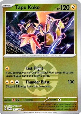 Tapu Koko (Quick Ball), Ascended Heroes