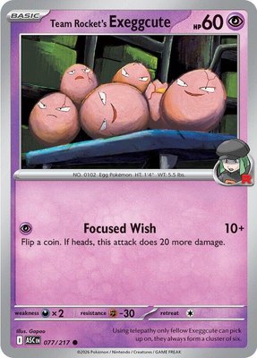 Team Rocket's Exeggcute (Team Rocket), Ascended Heroes