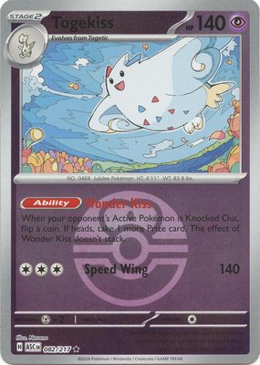 Togekiss (Love Ball), Ascended Heroes