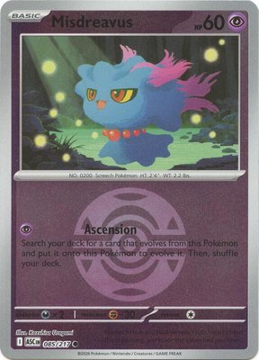 Misdreavus (Dusk Ball), Ascended Heroes