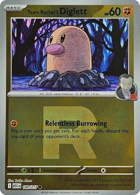 Team Rocket's Diglett (Team Rocket), Ascended Heroes