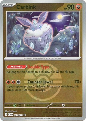 Carbink (Love Ball), Ascended Heroes