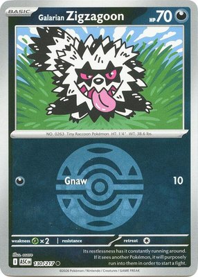 Galarian Zigzagoon (Dusk Ball), Ascended Heroes