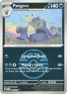Pangoro (Love Ball), Ascended Heroes