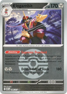 Kingambit (Quick Ball), Ascended Heroes