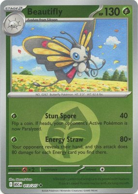 Beautifly (Energy Symbol Pattern), Ascended Heroes