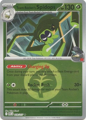 Team Rocket's Spidops (Energy Symbol Pattern), Ascended Heroes