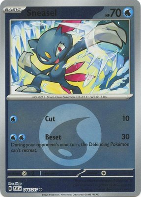 Sneasel (Energy Symbol Pattern), Ascended Heroes