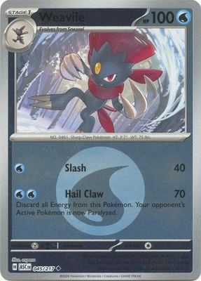 Weavile (Energy Symbol Pattern), Ascended Heroes