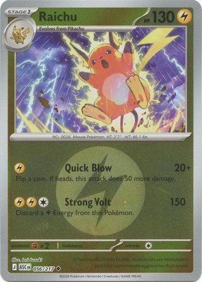 Raichu (Energy Symbol Pattern), Ascended Heroes