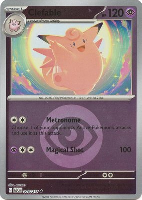 Clefable (Energy Symbol Pattern), Ascended Heroes