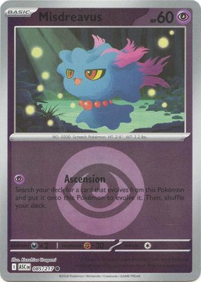 Misdreavus (Energy Symbol Pattern), Ascended Heroes