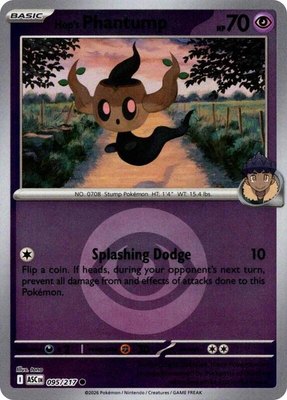 Hop's Phantump (Energy Symbol Pattern), Ascended Heroes