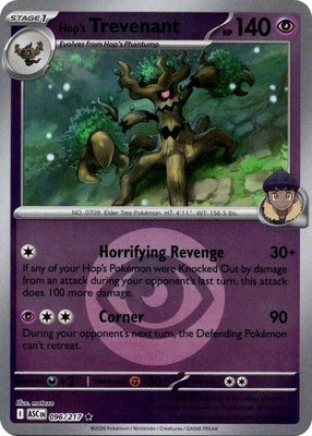 Hop's Trevenant (Energy Symbol Pattern), Ascended Heroes