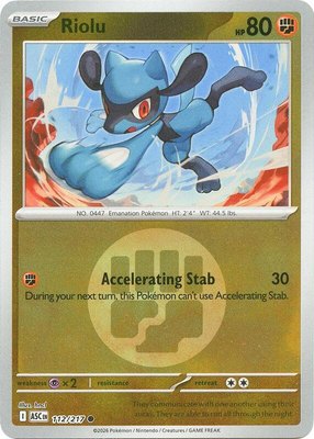 Riolu (Energy Symbol Pattern), Ascended Heroes
