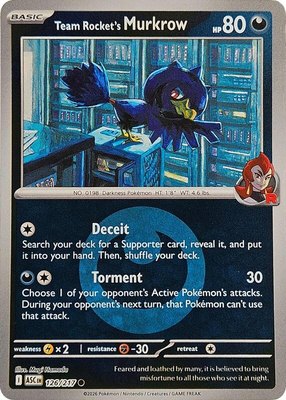 Team Rocket's Murkrow (Energy Symbol Pattern), Ascended Heroes