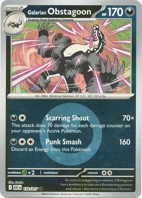 Galarian Obstagoon (Energy Symbol Pattern), Ascended Heroes