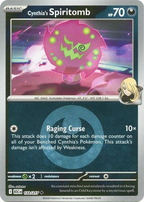 Cynthia's Spiritomb (Energy Symbol Pattern), Ascended Heroes