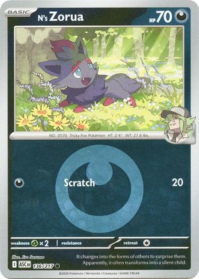 N's Zorua (Energy Symbol Pattern), Ascended Heroes