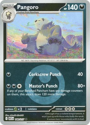 Pangoro (Energy Symbol Pattern), Ascended Heroes