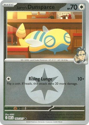Larry's Dunsparce (Energy Symbol Pattern), Ascended Heroes