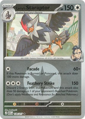Larry's Staraptor (Energy Symbol Pattern), Ascended Heroes