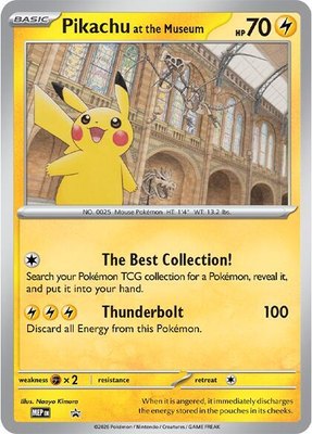 Pikachu at the Museum, Jumbo Cards