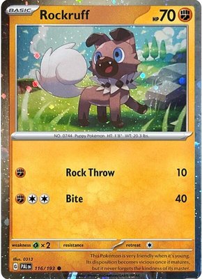 Rockruff (Cosmos Holo), Blister Exclusives