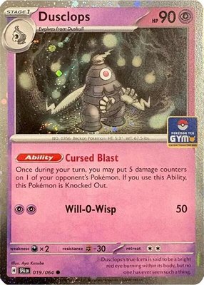 Dusclops (GYM), Southeast Asia Exclusives