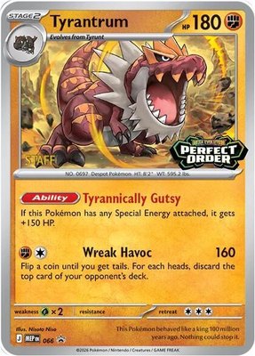 Tyrantrum [Staff], Mega Evolution Promo